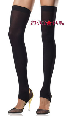 6310, Opaque Stirrup Thigh Highs