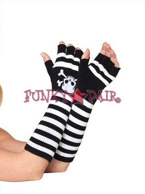 LA-2066, Elbow Length Fingerless Gloves