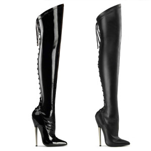 Fetish Thigh High Boots Devious Boots | Dagger-3060