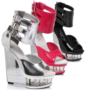 clear detachable ankle straps