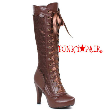 1031 Shoes | 414-Mary 4" Lace Knee High Boots