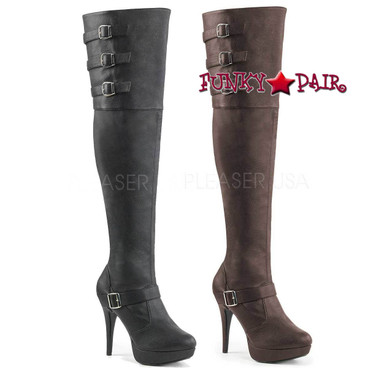 funky pair thigh high boots