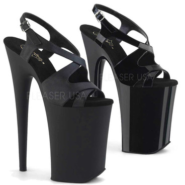 Stripper Shoes | Infinity-930, Criss Cross Sling Back Platform Sandal