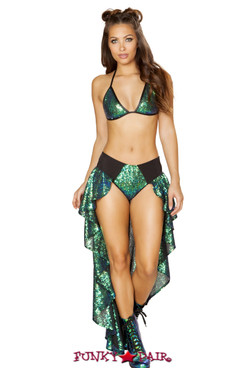 R- 3591, Rave Sequin Shorts with Attached Skirt R- 3591, Rave Sequin Shorts with Attached Skirt