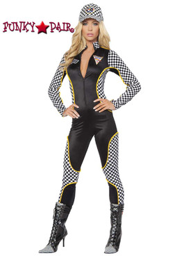 Racer Jumpsuit Roma Costume | R-4315 full front view