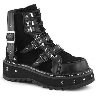 Demonia | Lilith-278, Ankle Boots With Buckles Strap Demonia | Lilith-278, Ankle Boots With Buckles Strap