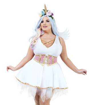 Plus Size Women's Unicorn Costume by Starline S9028X Plus Size Women's Unicorn Costume by Starline S9028X