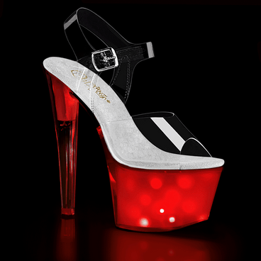 clear exotic dancer shoes