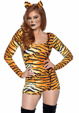 LA-86899, Sexy Untamed Tiger Costume by Leg Avenue