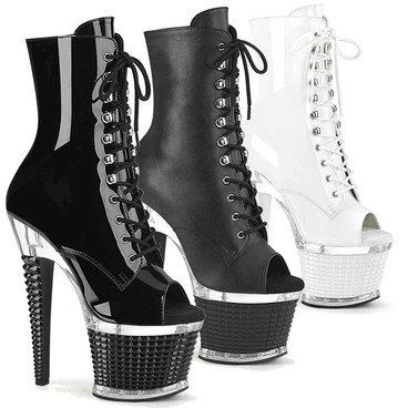 pleaser heels boots
