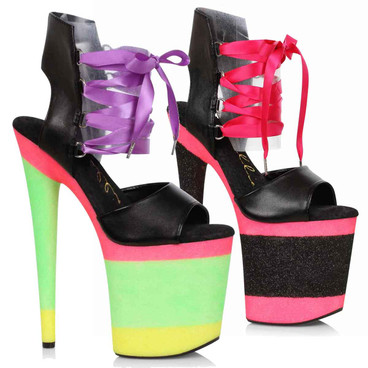 extremely high platform shoes