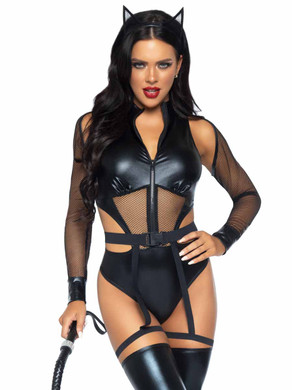 LA86994, Criminal Kitty Costume By Leg Avenue