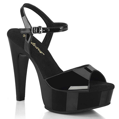 MARTINI-509, 5 Inch Chunky Platform Ankle Strap Sandal By Pleaser USA