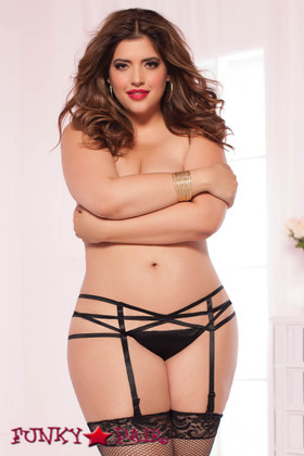 Plus Size Elastic Garter Belt (STM-9980X)