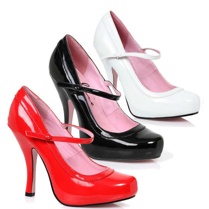 4" School Girl Maryjane Pump Ellie Shoes | 423-babydoll