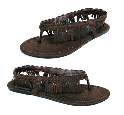 015-APACHE, Indian Flat Shoes COSTUME SHOES