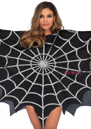 3762, Glitter Web Poncho