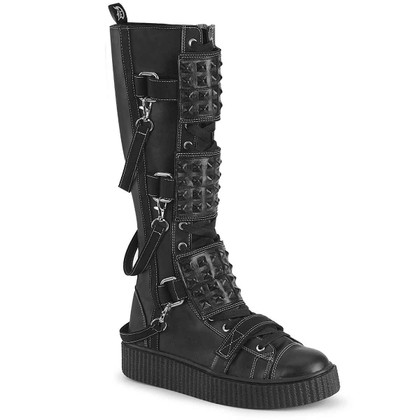 SNEEKER-410, Knee High Creeper Sneaker Boot By Demonia