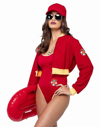R-6191, Beach Patrol Babe Costume By Roma