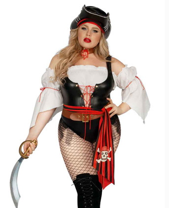 S2353X, Plus Size Arr Pirate Costume By Starline