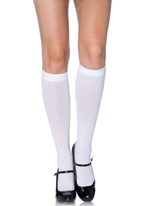 Nylon opaque knee highs by Leg Avenue | LA-5572