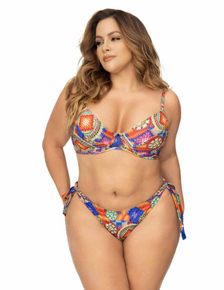 MA67053X, Plus Size Underwire Bikini Set By Mapale