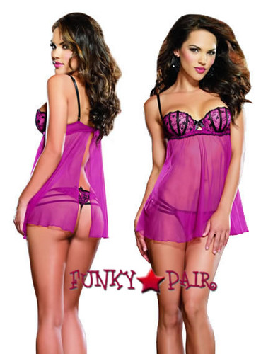 DG-9345 * Sensual Seduction Babydoll Set