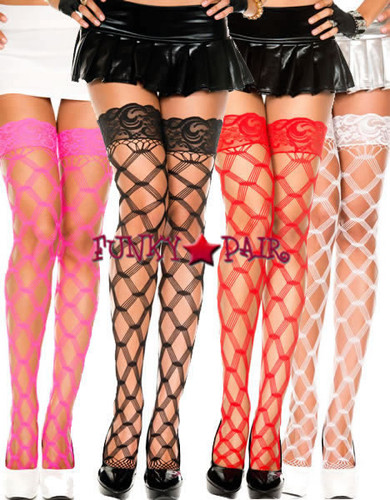 ML-4543, Lace Multistrand Stocking