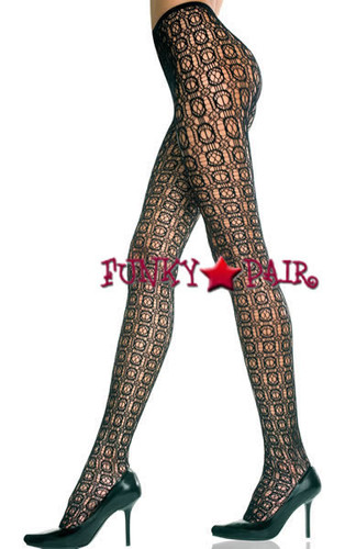 ML-50004, Checker Pantyhose