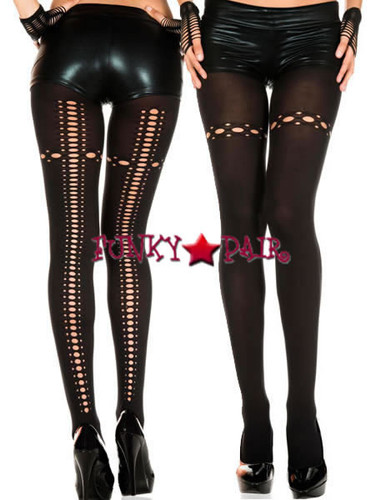 ML-50441, Ripped Net Holes Tights