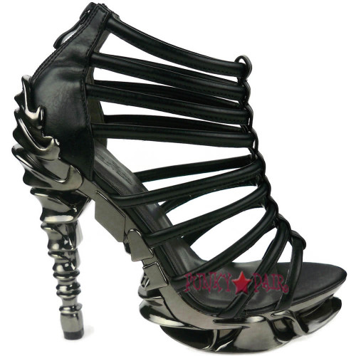 Hades | NIX, 5 inch spinal heel cage shoes