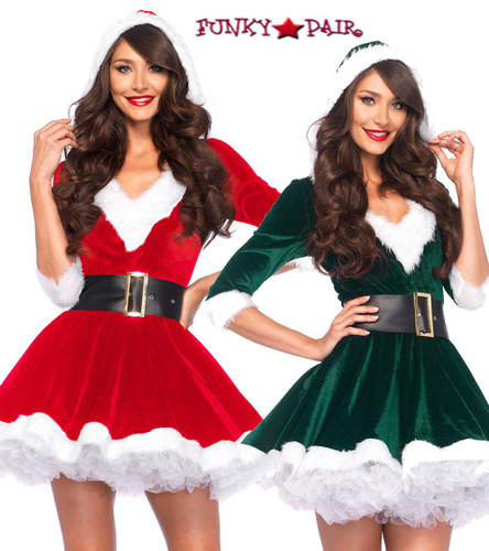 LA85356, Mrs. Claus Outfit