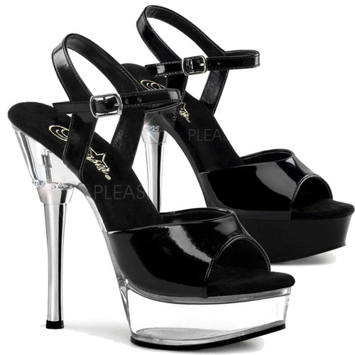 Pleaser | ALLURE-609, Platform Ankle Strap Shoes