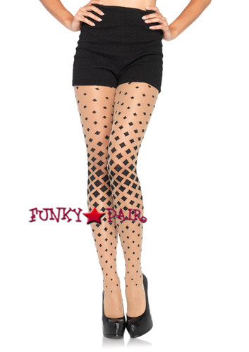 LA7932, Diamond Illusion Pantyhose