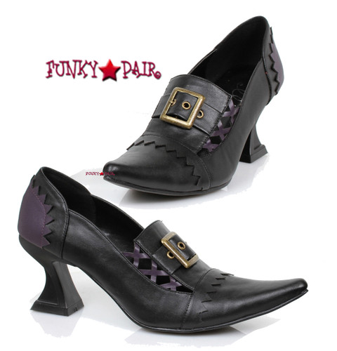 301-Quake, 3 inch witch shoes,COSTUME SHOES