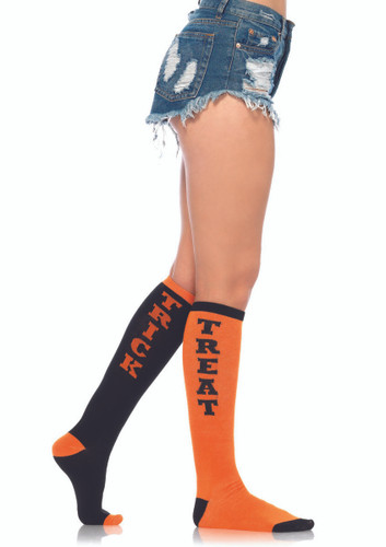 LA5607, Trick or Treat Knee Socks