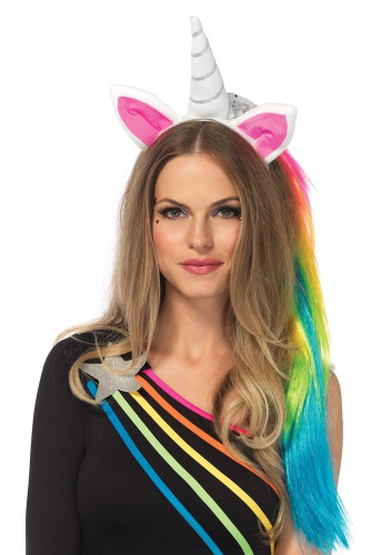 A2781, Unicorn Headbandwith Wig Mane