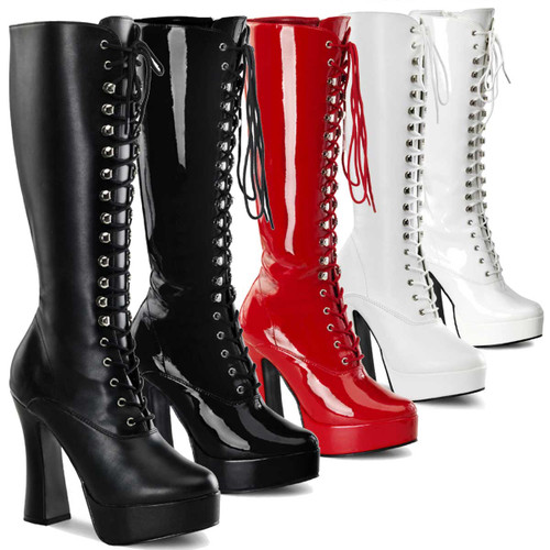 Lace-Up Stripper Boots Pleaser | ELECTRA-2020