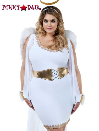 Starline Costume | S8020X, Plus Size Heavenly Honey Close Up View