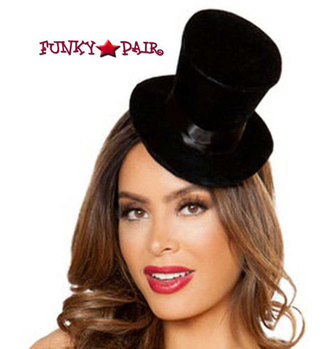 Black Top Hat Costume Accessories Roma | R-4835