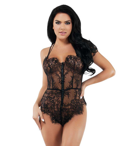 Lace Strappy Teddy | Starline Lingerie SL9010