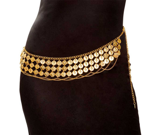 R-4959, Belly Dancer Gold Coin Wrap by Roma