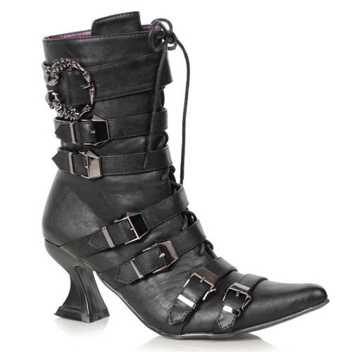 301-Rosita, 3" Witch Pointy Toe Boots by Ellie Shoes 1031