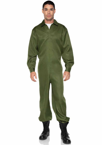 LA86936, Men's Green Jumpsuit by Leg Avenue