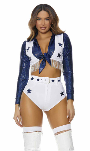 FP-551560, Seeing Stars Sexy Cheerleader Costume By ForPlay