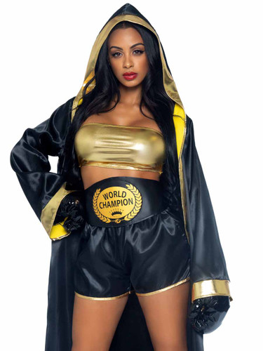 LA87065, Prize Fighter Costume By Leg Avenue