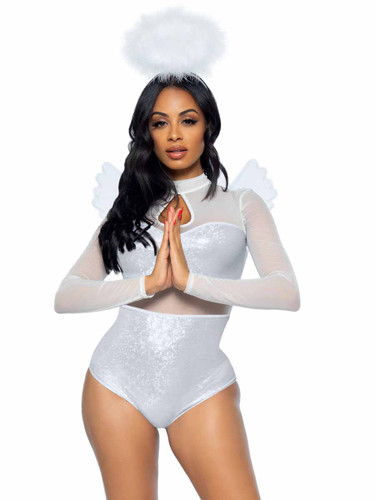 LA86983, Heavenly Angel Costume By Leg Avenue