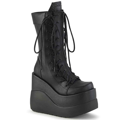 Demonia | Void-118, Wedge Tiered Platform Boot