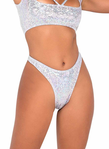 R-6072 - White Shimmer Bottom By Roma