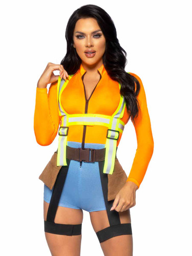 LA87108, Nailed It Construction Worker Costume By Leg Avenue